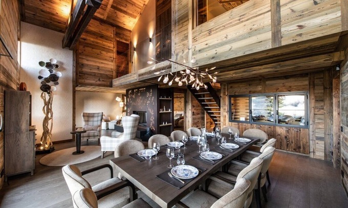 La Rosiere Ski Chalet | Unique 5* chalet for 12 people amongst the pin trees