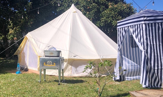 Clewiston RV Rental | Unique Bell tent camping experience in Clewiston natire site