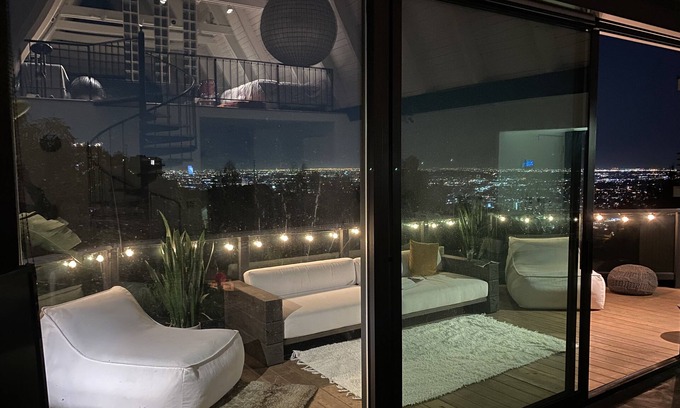 Hollywood Hills West House | Unique Former Music Venue in Hollywood Hills above Sunset Blvd.
