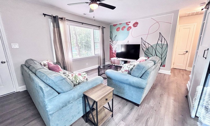 Charlotte House | Unique Old Charm 3-bedroom, 4-bed with Updated Comfort!