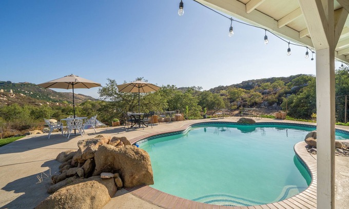 Temecula Cabin | Unique ranch home with pool and hot tub on beautiful 5 acres!