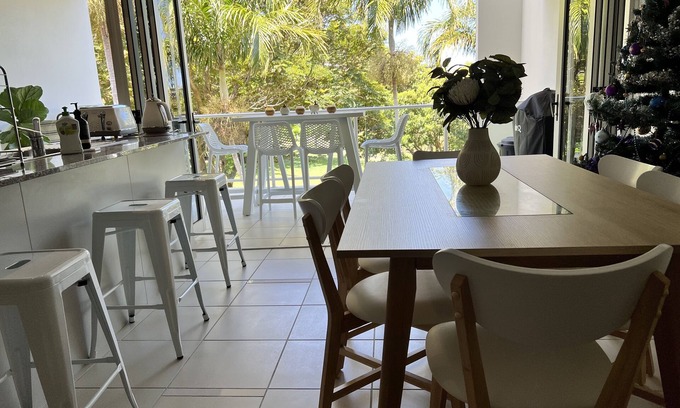 Nelly Bay House | Unit of Happy - enjoy mimosas at the marina in Nelly Bay, Magnetic Island