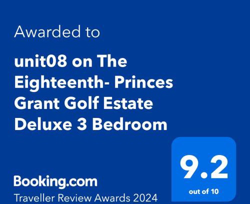Prince's Grant Golf Estate Apartment | Unit08 on The Eighteenth with inverter at Princes Grant Golf Estate