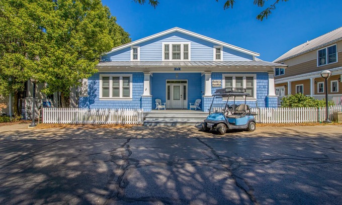 Michigan City House | Unparalleled views, massive decks, golf cart