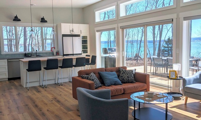 Port Wade Cottage | Unwind at BasinView Retreat: Luxe Waterfront Cottage with hot tub & beach access