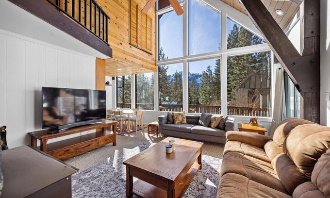 Olympic Valley Cabin | Unwind with Olympic Valley views in this dog friendly retreat!