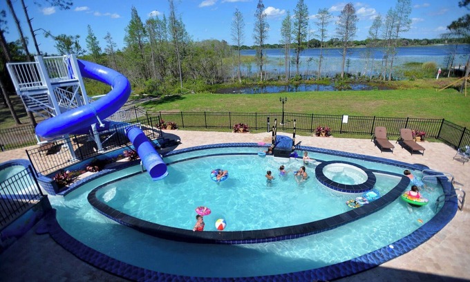 Clermont House | Up to 45 People Can Stay At This Lakefront GAME-FILLED Mansion on 10 Gated Acres