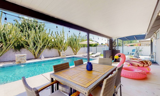 Park Scottsdale Four House | Updated, dog-friendly home with private pool, patio & great location