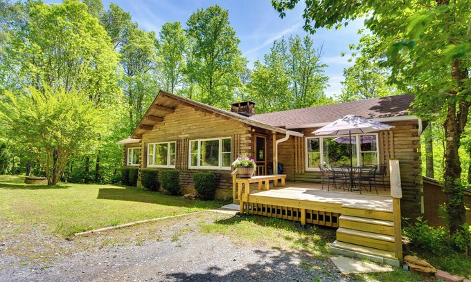 Jasper Apartment | Updated Mtn Cabin on 20 Acres w/Large Waterfall