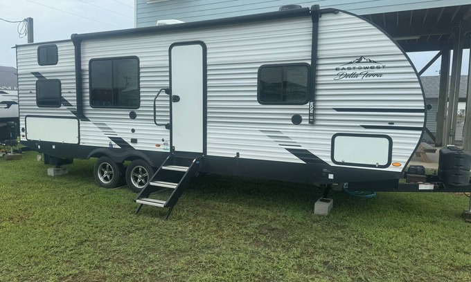Holly Beach House | Updated RV with AC in charming Holly Beach, LA steps from the beach