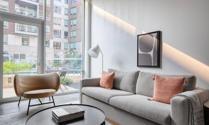 East Cambridge Apartment | Upscale East Cambridge 2BR w/Gym & W/D, nr Lechmere T, by Bluegorund