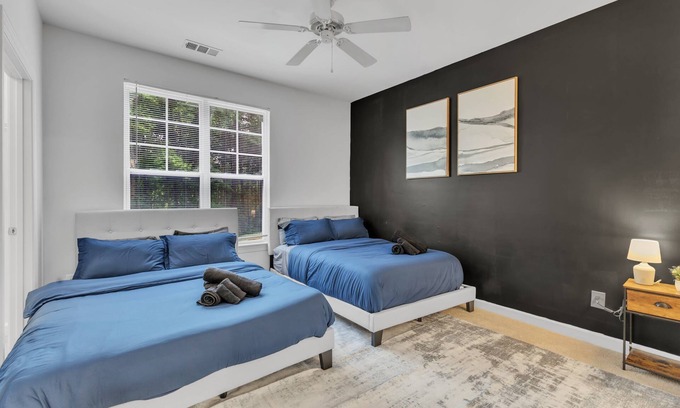 Southwest Raleigh Apartment | Upscale King 2BR Suite Mins to Downtown Raleigh!