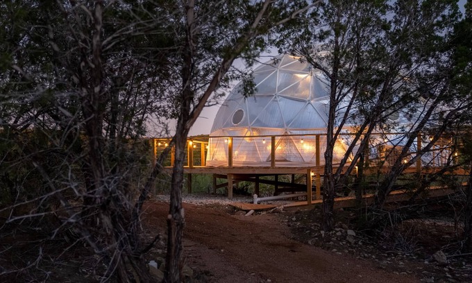 Marble Falls Villa | Upscale Stargazing Dome Luxury Stunning Mountain View Loving Heart Retreats n