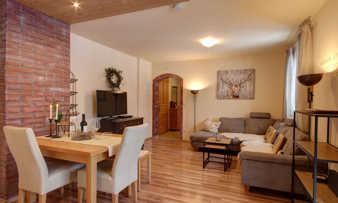 See Apartment | Vacation apartment GartenLust for 4 persons, 2 bedrooms, balcony, 70 sqm