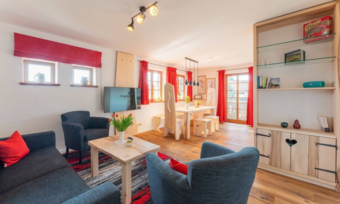 Eggstatt Apartment | Vacation apartment "Stefania" 80sqm, 2 bedrooms, balcony