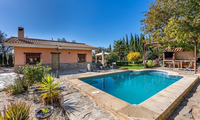 Niguelas House | Vacation Home "A Pie De Sierra Nigüelas" with Mountain View, Private Pool & Wi-Fi