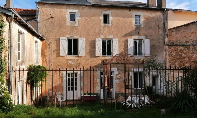 Couhe House | Valence en Poitou large town center house with garden - sleeps 12 to 14