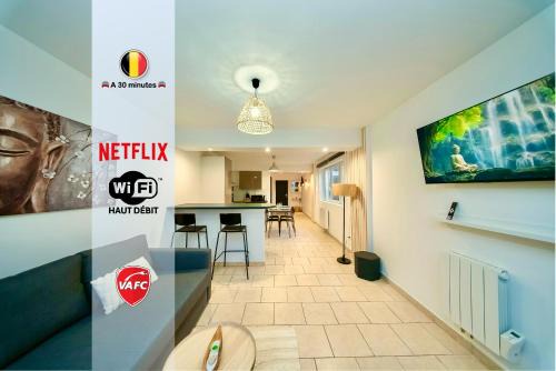 Valenciennes Apartment | ValenStay - Logement Stade du Hainaut avec jardin