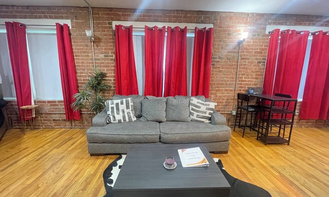 Bricktown House | Velvet studio apartment located in Deep Duece.