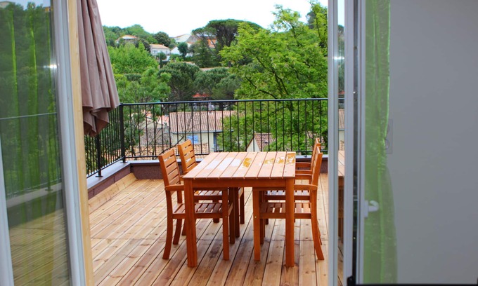 Lamalou-les-Bains Apartment | Very beautiful T2 fully equipped, with terrace, classified 3 stars modern and comfortable