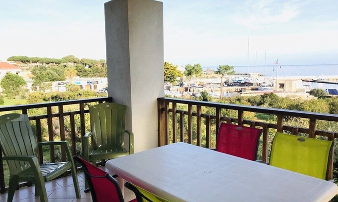 Marine de Saint Ambroggio Apartment | Very nice apartment with sea view - B5N1