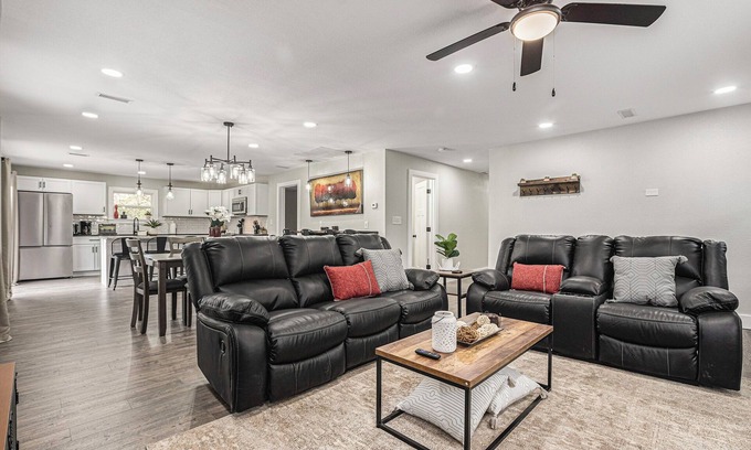 Grandview House | Very Private Ranch, 8m to Belton | 857 Mbps