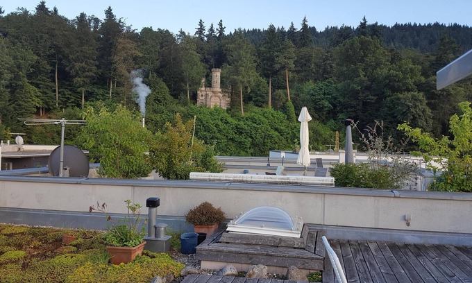 Oberwiehre Apartment | Very quiet, central city apartment (1.3km) with a large roof terrace