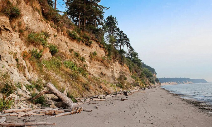 Coupeville House | Vibrant dog-friendly home with fireplace, patio, gas grill, deck, & board games