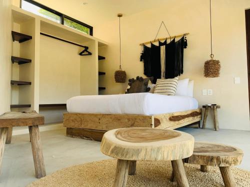 Tulum City Center Apartment | Vida Boho Apart 10 with special fee to access Hotel Bardo
