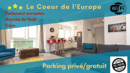 Schiltigheim Apartment | VIEUX SCHILIK/Parking/Tram/Parlement/Proche Strasbourg Centre