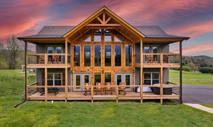 Cosby Cabin | View of Mt Guyot 2nd Highest Peak in The Smoky Mountains!