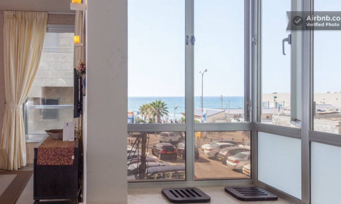 Old North Apartment | VIEW ON THE SEA! 100 METERS FROM BEACHES MEZIZIM, HILTON & PORT (HANAMAL)