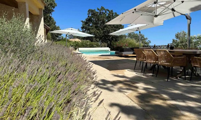 Mons Villa | Villa 5 Relaxante Avec Immense vue Panoramique Montagne et mer