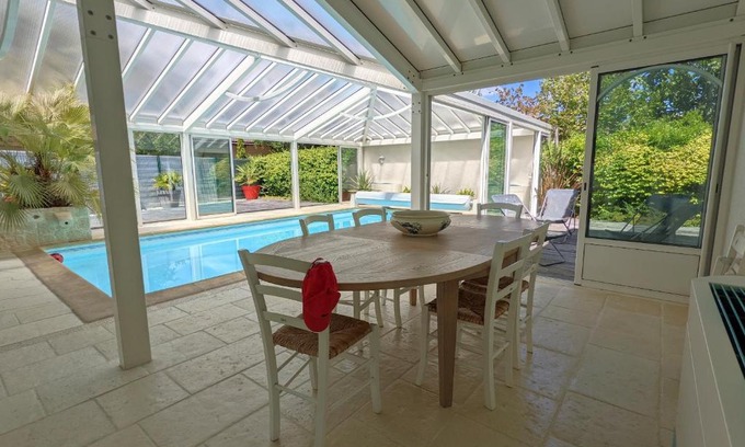Andernos-les-Bains Villa | Villa 'Andercool' avec piscine utilisable en toutes saisons