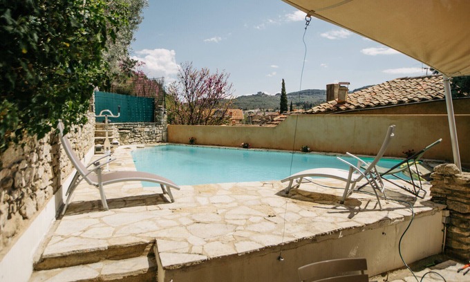 Apt House | Villa Balleti - private pool with a view