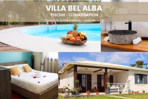 Montvert-les Bas House | VILLA BEL ALBA Piscine et vue partiel mer