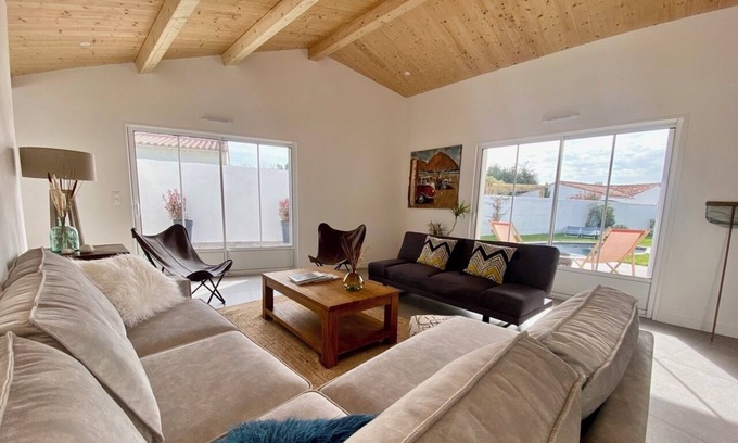 Rivedoux-Plage Villa | Villa blanche de Ré