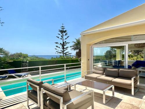 Roques Daurades Villa | Villa Catalina Stunning 4bedroom villa with air conditioning sea views & private swimming pool ideal for families