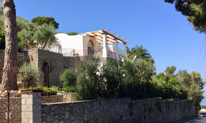 Anacapri Villa | Villa Emma sunset view pool, vegetable garden and it's like being in a fairytail