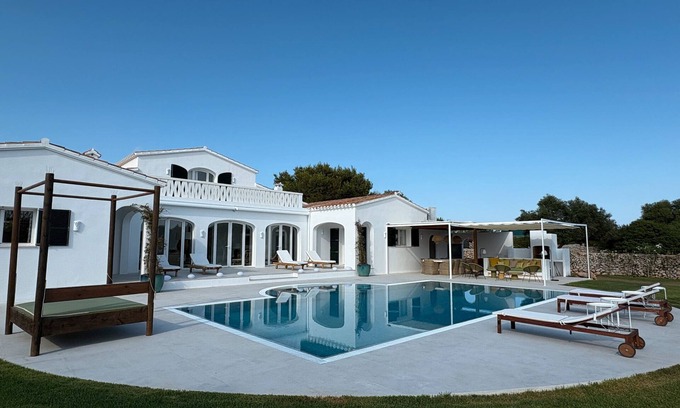 Sant Lluis Villa | Villa "Estrella Sant Lluis" with private pool, private garden, and Wi-Fi