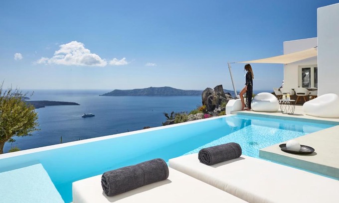 Firostefani Villa | Villa Etheras