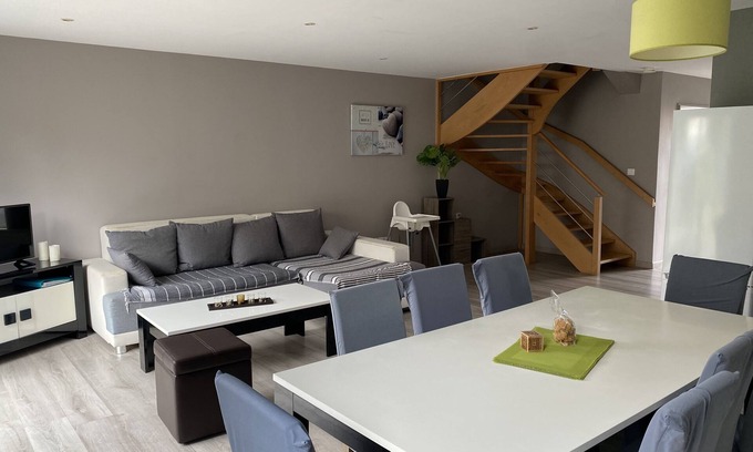 Merlimont House | Villa Fétuque Crin d'Ours in Merlimont with hot tub, pets welcome