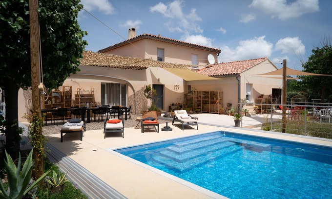 Plan-d'Aups-Sainte-Baume Villa | 🌞 Villa Familiale Nature, Piscine & Cocooning