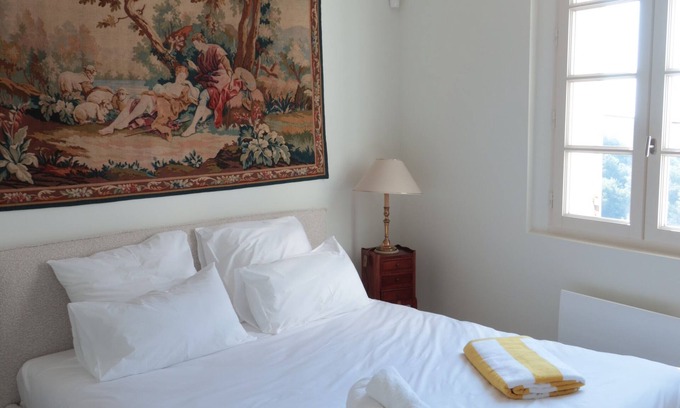 Saint-Paul-de-Vence Apartment | Villa GALET-Chambre LE JASSO, a cocoon in a 1ha property, sea view-citadel