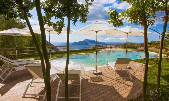 Termini Villa | Villa Gioconda with Private Swimming Pool, Sea View, Ideal for Weddings