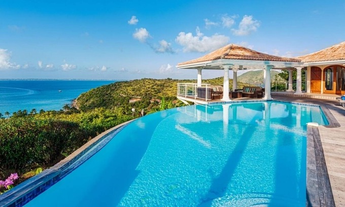 Grand Case Villa | Villa Happy Bay | Beach View - Located in Beautiful Happy Bay with Private Pool