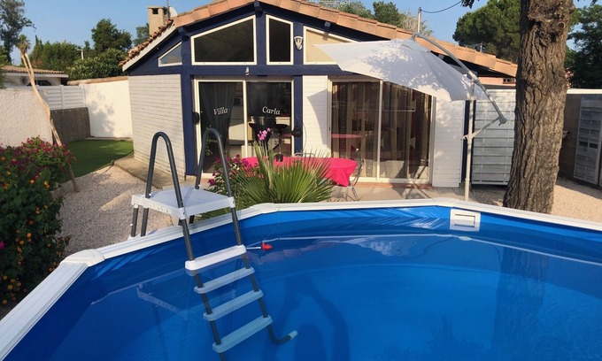 Le Grau-dʼAgde Villa | Villa indep. F2 Air-conditioned on 400 m², Beach 500 m, quiet, 3 p. Grau d'Agde