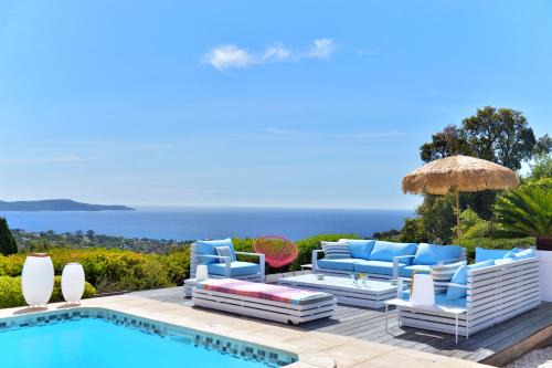 Cavalaire-sur-Mer Villa | VILLA JUCANOS - Vue mer panoramique Golfe de St-Tropez