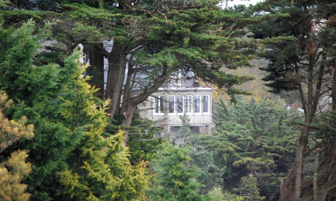 Champeaux Villa | Villa "Le Roc" des falaises, panoramic view, facing the bay of Mt St Michel