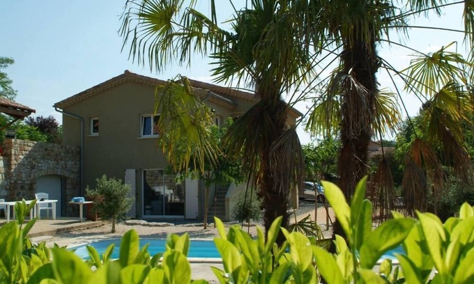 Chambonas Villa | Villa "Le Serre du Puech" with private pool